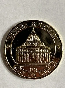 Moneda Ficha Basílica de San Pedro Roma Ciudad del Vaticano Italia (T6) - Imagen 1 de 3