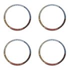 Set of 4 Watch Ring Bezel Accessories Shiny Decorate