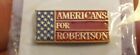 Épingle vintage Americans For Pat Robertson 1988 campagne présidentielle républicaine