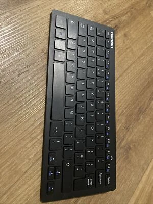 TECKNET 2.4G Wireless Keyboard For Windows/Chrome OS,UK Layout Compact X315 - Image 1 of 4
