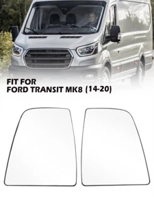 Espejo cristal conductor superior + lado del pasajero para furgoneta Ford Transit 150 250 350 nuevo - Imagen 1 de 6