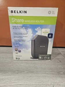 Belkin Share N300 300 Mbps 4-Port 10/100 Wireless N Router (F7D7302) - Picture 1 of 8