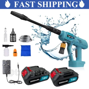 Für Makita 18V Akku Hochdruckreiniger Auto Wasser Spritzpistole Druckreiniger 5M - Bild 1 von 13