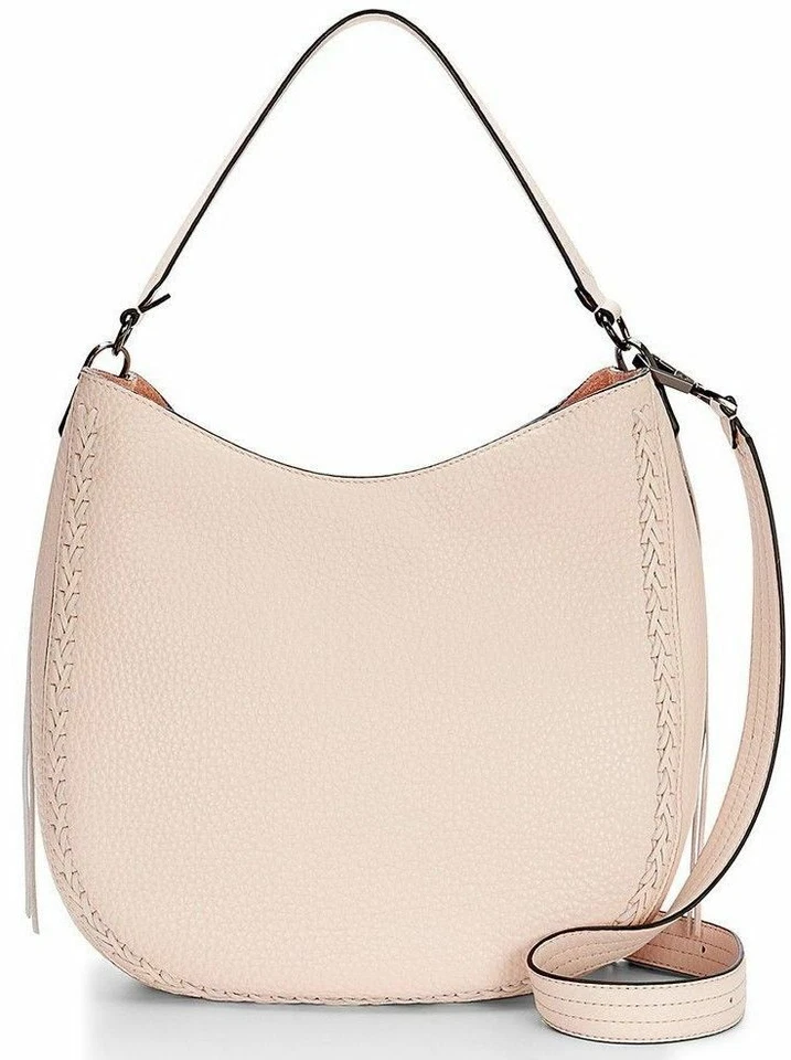 Rebecca Minkoff HU17GUWH32 Convertible Hobo Whipstitch Soft Blush Womens Handba