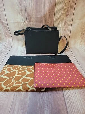 MICHE Petite Black Base Purse With Strap, 2 Shells Geneva And Averie Retired  - Image 1 of 4