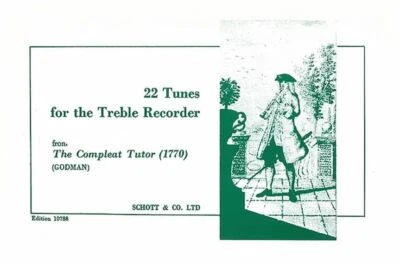 22 Tunes treble recorder Stanley Godman Schott Music Ltd., London - Image 1 of 2