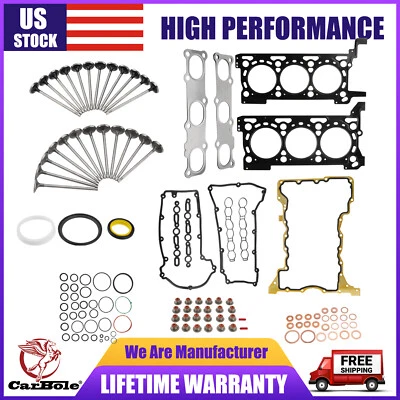 Kit de sellado de junta de culata para 14-18 Ram 1500 DS Jeep Grand Cherokee 3,0 L EcoDiesel Foto 1 de 4