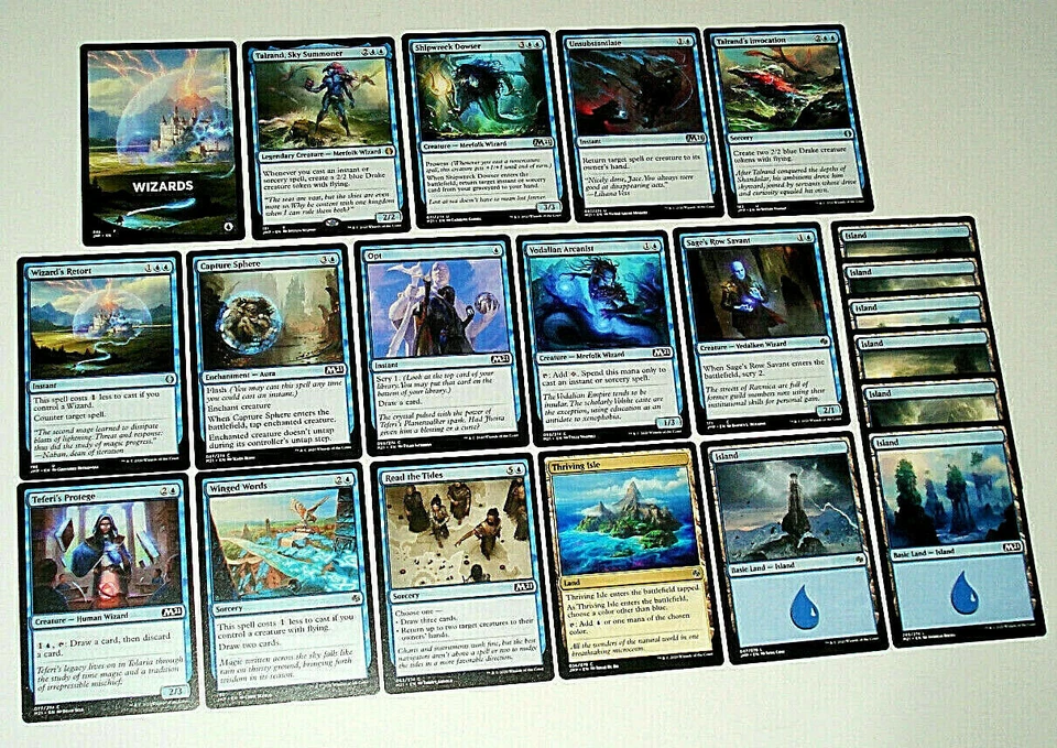 Magic WIZARDS Theme Deck Karten Jumpstart Talrand, Sky Summoner Englisch  - Bild 1 von 1