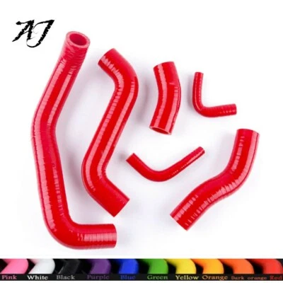 PARA KAWASAKI ZRX1200R 2002-2007 RADIADOR SILICONA REFRIGERANTE CMS MANGUERA KITS ROJO Foto 1 de 4