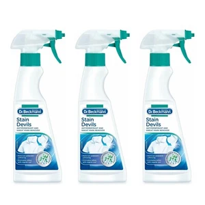 3x Dr Beckmann Stain Devils antitraspirante/rimuovi segni di sudore - spray - 250 ml - Foto 1 di 3