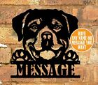 Rottweiler Metal Personalised Sign, Dog Lover Gift, Kennel, Groomer, Breeder