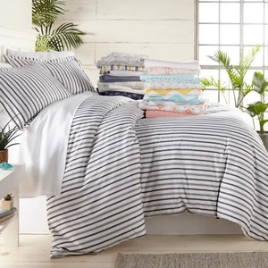 Ultra Soft Patterned 3 Piece Duvet Cover Set - 15 Designs - Kaycie Gray Fashion - Picture 1 of 16