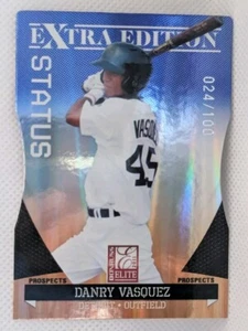 Danry Vasquez 2011 Donruss Elite Edición Extra AZUL Estado Troquelado 24/100 #169 - Imagen 1 de 6