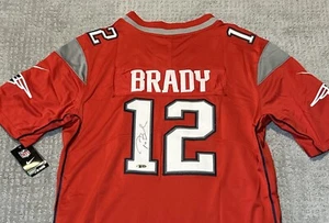 Tom Brady Signed Patriots Jersey COA Red On-field NFL Triststar Authentic Auto - Picture 1 of 4