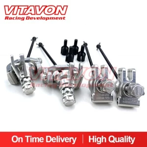 Kit de eje spline de acero VITAVON CNC aluminio #7075 / HD 45# para trineo Traxxas plata V1 - Imagen 1 de 10
