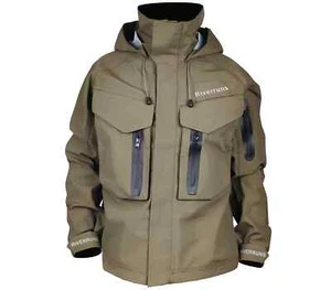 Fishing Jacket Breathable Outdoor Waterproof Rain Wading Jacket Hiking Kayak - Picture 1 of 6