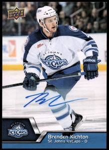 2014-15 Upper Deck AHL Autographs #69 Brenden Kichton Auto - NM-MT
