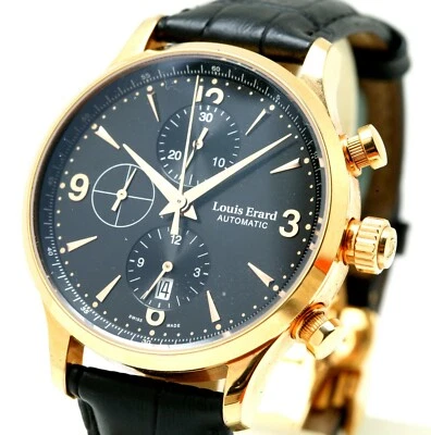 Men's Louis Erard Automatic 5 ATM Stainless Steel Swiss Luxury Dress Watch. Ex. - Image 1 of 4