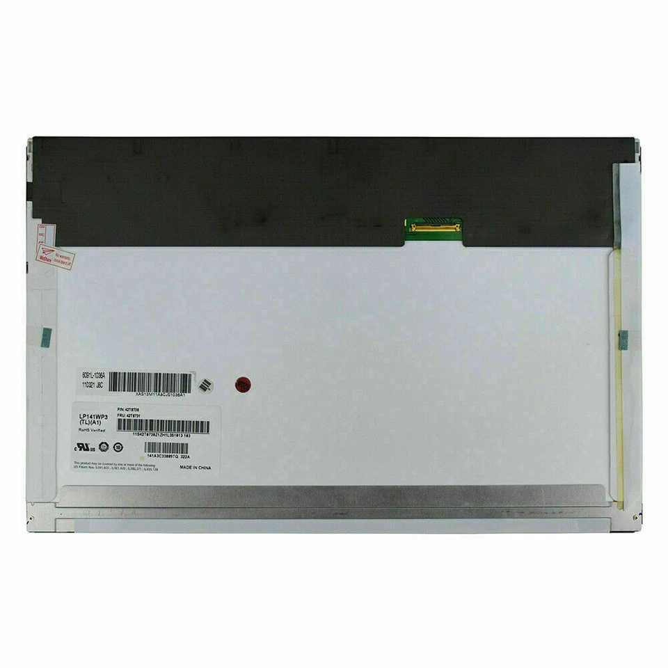 14.1" inch LCD Screen for Lenovo T410 B141EW05 LTN141AT15 LP141WP3 LTN141BT09 - Image 1 of 1