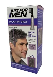 Just for Men Hair Color Touch of Gray Easy Comb In T-35 Medium Brown - Picture 1 of 6