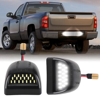 2x Lámpara de luz de matrícula LED blanca para accesorios Chevy Avalanche y Traverse Foto 1 de 4