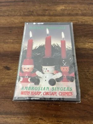 CBS Records Presents: Yuletide Ambrosia Audio Cassette,1989 Ambrosian Singers Foto 1 de 2