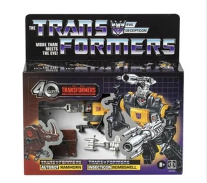 Transformers 40th Anniversary Retro AUTOBOT RAMHORN & INSECTICON BOMBSHELL 8+ - Picture 1 of 24