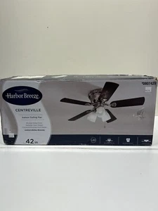 Harbor Breeze Centreville 42"Oil-Rubbed Bronze Indoor Flush Mount Ceiling Fan P8 - Picture 1 of 4
