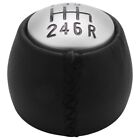 2X(6 Speed Manual Gear  Knob Handball For Alfa  Gt 147 166 Pu Leather E5g5)9387