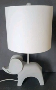 Elephant Lamp Lighting Collection Ellie Elephant Gray Ceramic 20" Safavieh - Picture 1 of 7