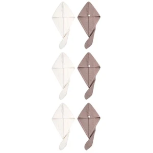 3 Pieces Dry Hair Cap Towels Wraps Quick Washable Shower Water Absorbent Hats - Picture 1 of 12