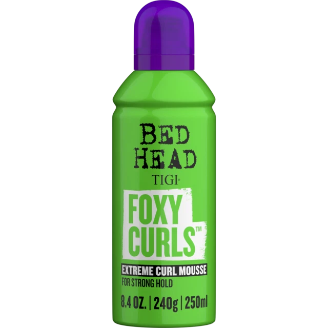 TIGI Bed Head Foxy Curls Extreme Curl Mousse for Strong Hold - 8.4 oz