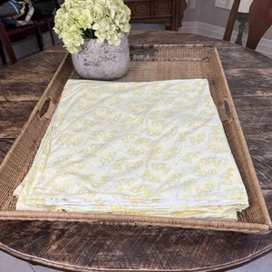 Yves Delorme Lucine King Coverlet Duvet  Cover Floral Print Reversible France - Picture 1 of 6