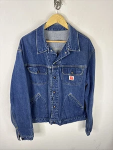 Vintage GWG Denim Jacket 70s Men’s XL Canadian Workwear Trucker Old School - Picture 1 of 8