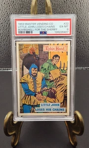 Little John Loses Chains - 1959 Master Vending Bombshell per sceriffo #22 PSA 6 - Foto 1 di 2