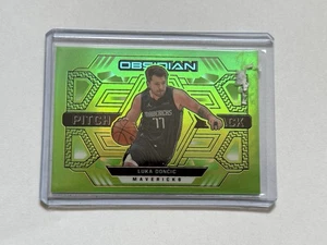 2021-22 Panini Obsidian Pitch Black Electric Etch Green Flood Luka Doncic - Bild 1 von 2