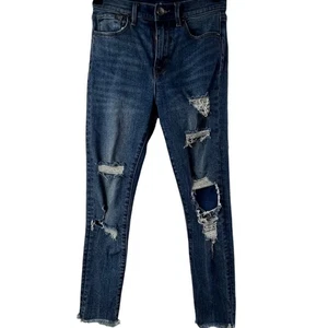 Pantalones de mezclilla BDG Crop Twig tiro alto desgastados talla 25W - Imagen 1 de 9