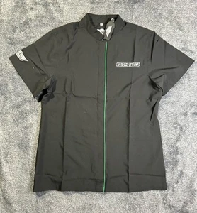 Wing Stop Sustainable Apparel Black Button Down Employee Shirt Women's Medium * - Picture 1 of 4