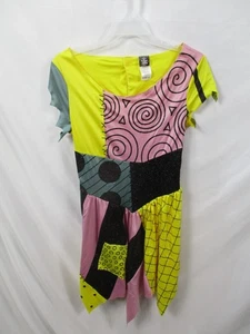 Sally Costume Womens Large 12-14 Nightmare Before Christmas Dress Yellow New - Picture 1 of 9