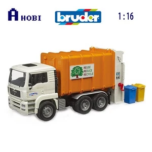 Bruder 1:16 MAN TGA Rear Loading Garbage Truck with Tilting Cabin - Picture 1 of 2