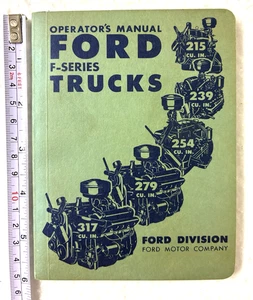 VINTAGE 1952 FORD F-SERIES TRUCK OPERATORS MANUAL,215,239,254,279,317,SPECS,GIFT - Picture 1 of 5
