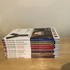 Y The Last Man Comic Book Complete Set 1 - 10 TPB Brian K Vaughan Guerra Lot - Picture 1 of 21