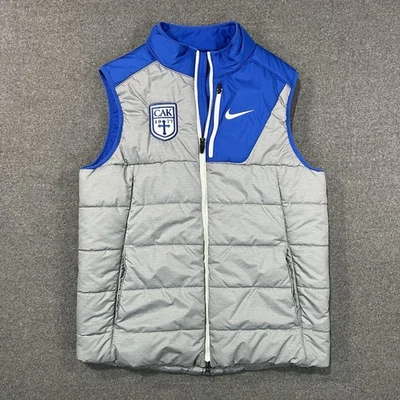 Nike Storm-Fit Windrunner Puffer Vest Med Grey Blue Christian Academy Knoxville - Image 1 of 4