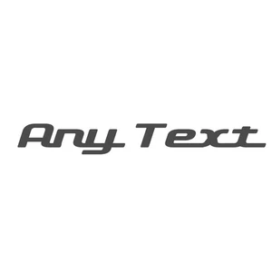 Custom Text Vinyl Decal Lettering Sticker Name Tag Personalized Message - Picture 1 of 6
