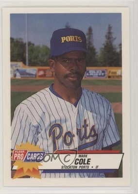 1993 Fleer ProCards Minor League Mark Cole #749 - Image 1 of 2