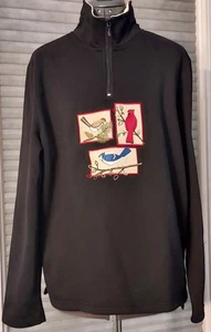 Breckenridge Pullover Damen XLarge Sweatshirt Vögel Cardinal Finch Bluejay - Bild 1 von 16