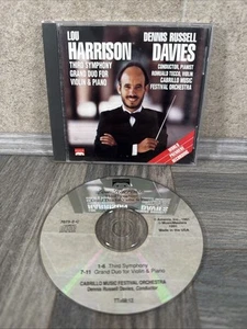 Lou Harrison: Third Symphony/Grand Duo For Violin & Piano 1991 CD VGC - Picture 1 of 8