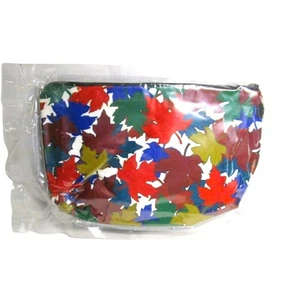 Canvas Mehrzwecktasche mit Reißverschluss Herbst Blätter Kosmetik Handy Geld Schlüssel - Bild 1 von 2