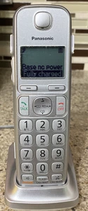 Panasonic KX-TGEA40 S Replacement Silver/White Cordless Phone Handset W/ CHARGER - Picture 1 of 9