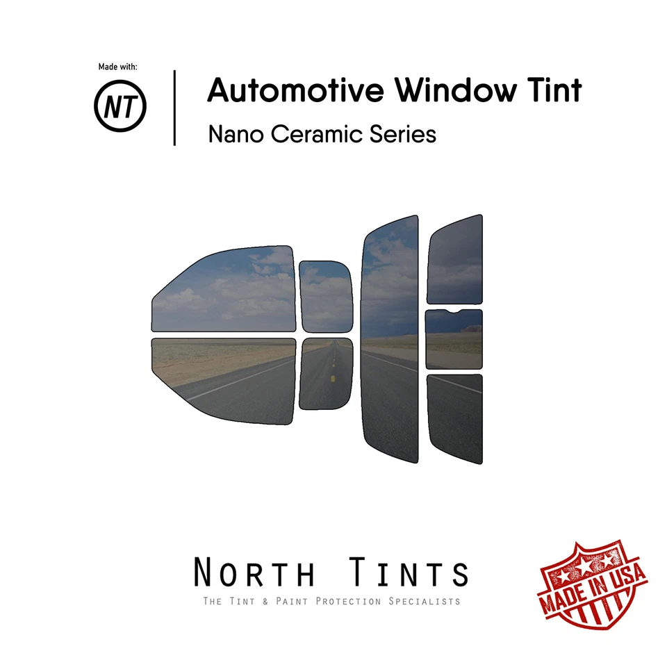 Película de tinte de ventana precortada nano cerámica vidrio para automóvil para Dodge Dakota 1997-2004 2 puertas Foto 1 de 4